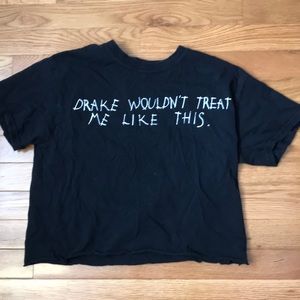 Drake crop top